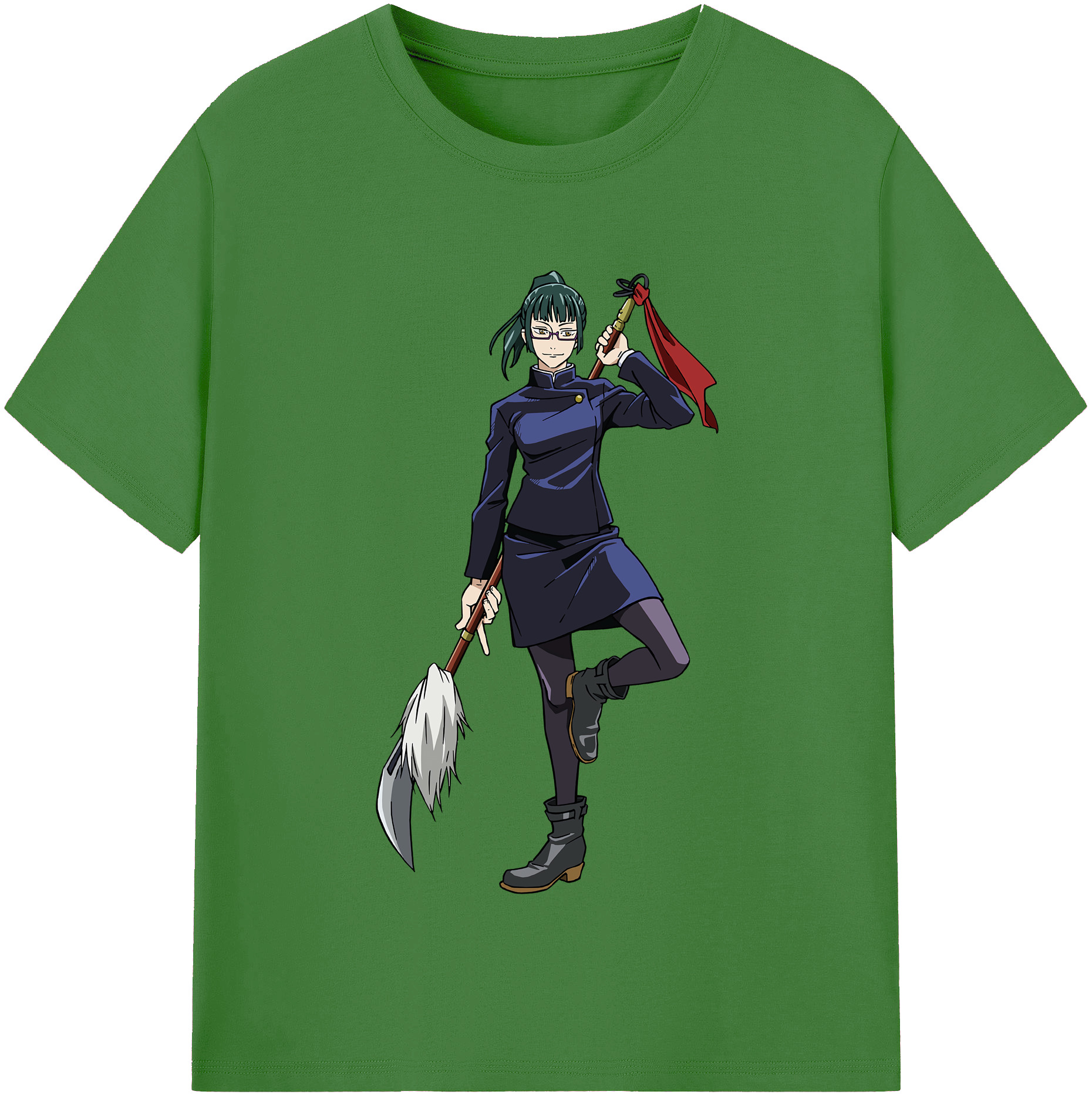 （画像用） 呪術廻戦 Jujutsu Kaisen レディースカジュアルプリントTシャツ（綿100％）
